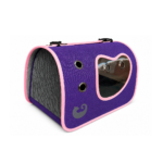 Bolsa de Transporte Porosa Morada para Mascotas - Imagen 4