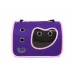 Bolsa de Transporte Porosa Morada para Mascotas