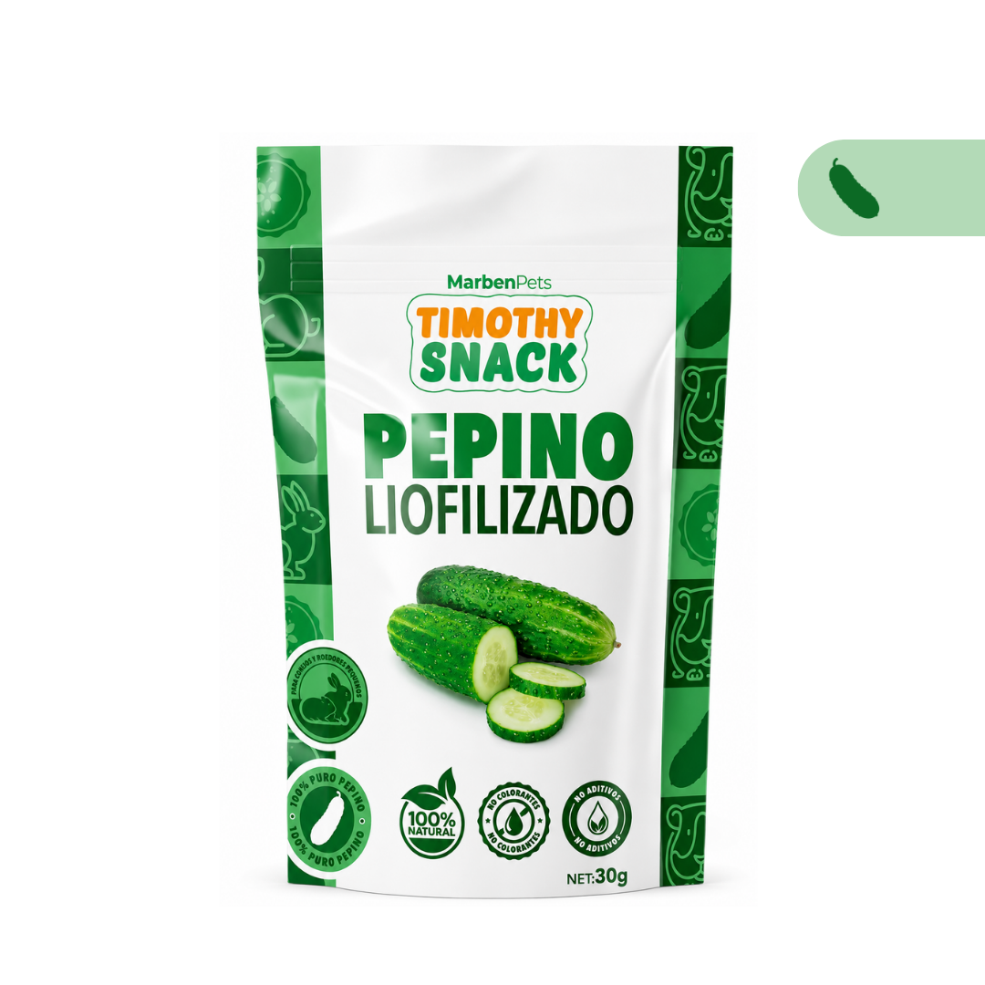 FOTOS WEB 2 (4) Timothy Snack Pepino Liofilizado 30 g - Imagen 1